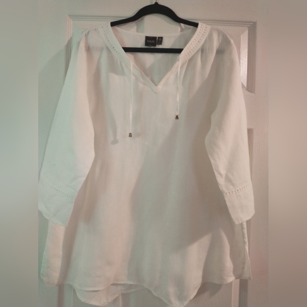 Women's 100 % Linen Tunic top XL